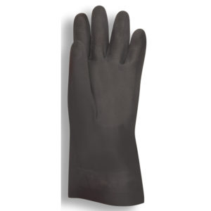 Black Neoprene Gloves - Large